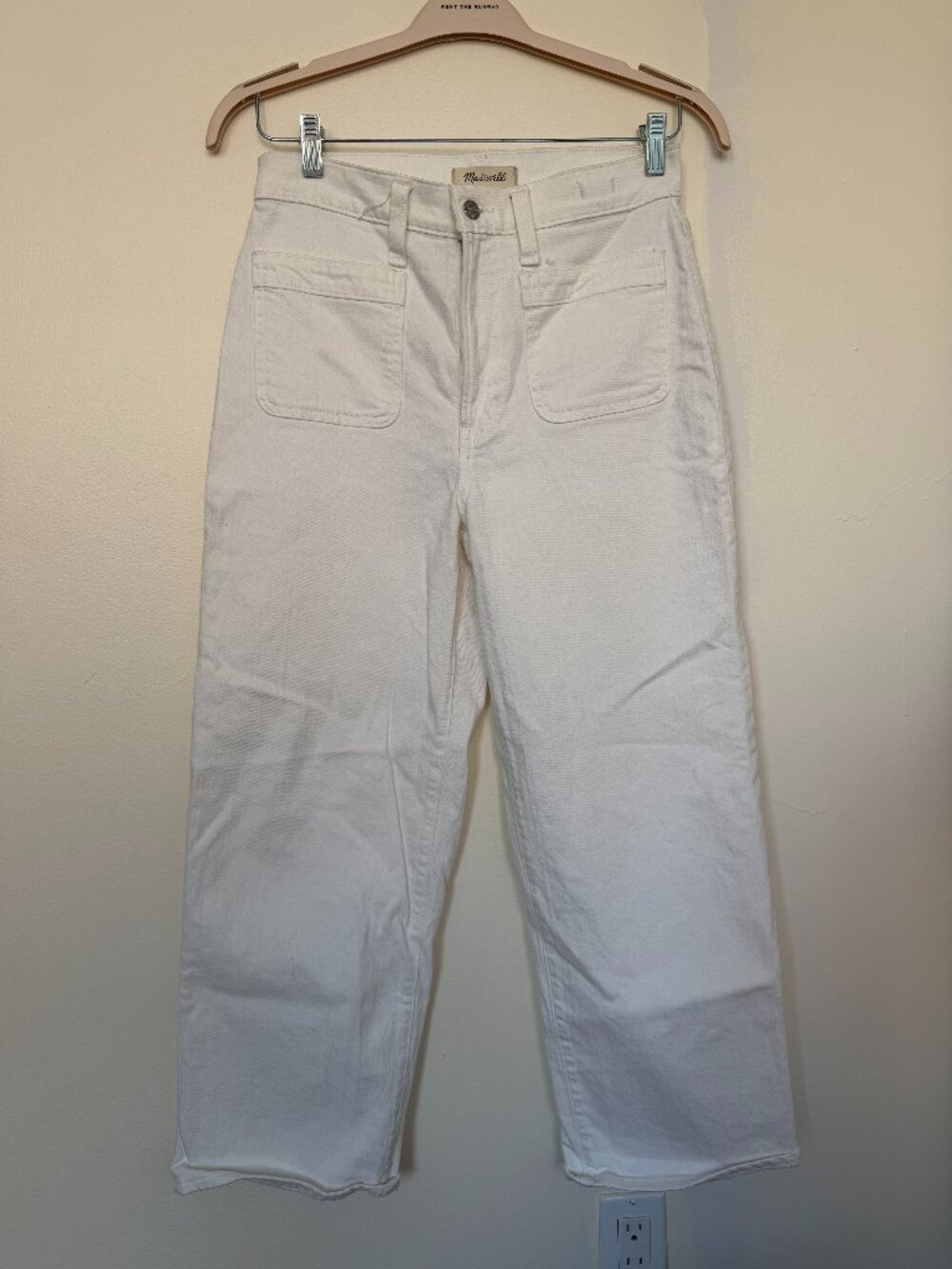 Madewell THE PERFECT VINTAGE CROPPED WIDE-LEG JEAN